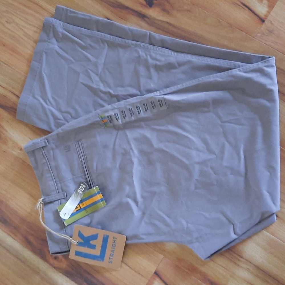 NWT Life Khaki pain front slacks - Picture 5 of 12